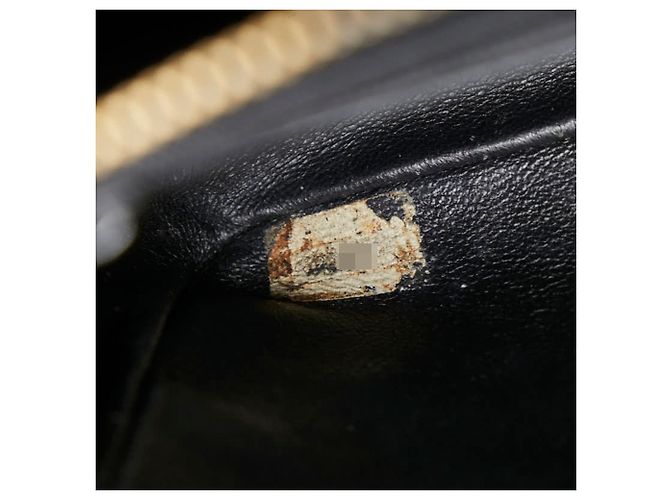Zaino Chanel Matelassé 25 Coco Mark in velluto nero e pelle - vista 11