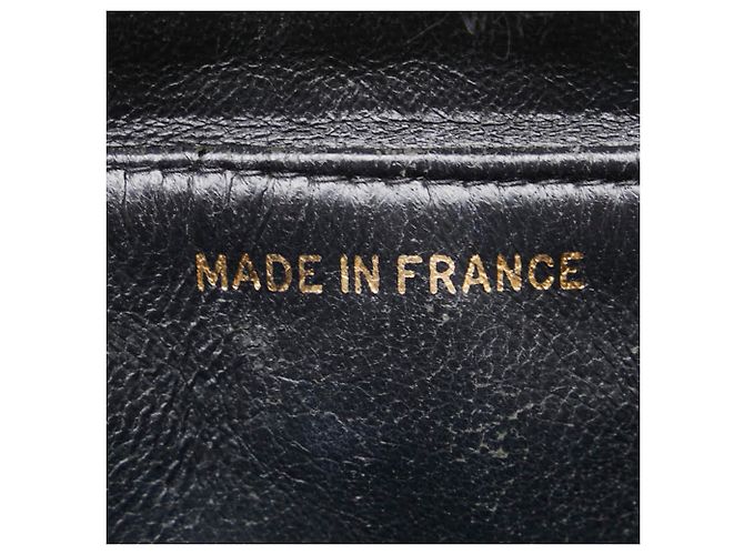 Zaino Chanel Matelassé 25 Coco Mark in velluto nero e pelle - vista 12
