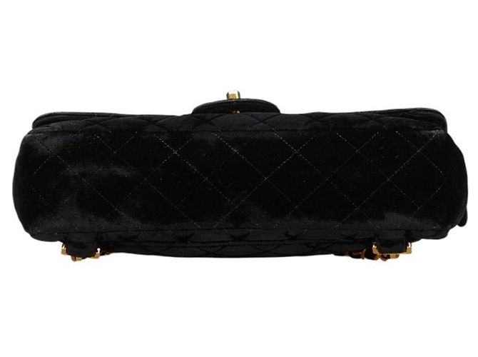 Zaino Chanel Matelassé 25 Coco Mark in velluto nero e pelle - vista 3