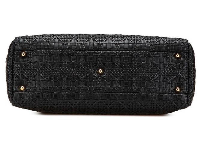 Borsa a Spalla Lady Christian Dior Nero - vista 3