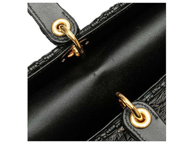Borsa a Spalla Lady Christian Dior Nero - vista 6