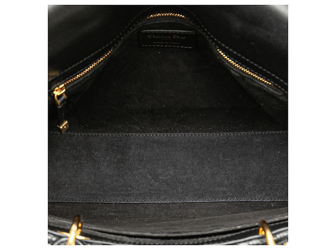 Borsa a Spalla Lady Christian Dior Nero - vista 7