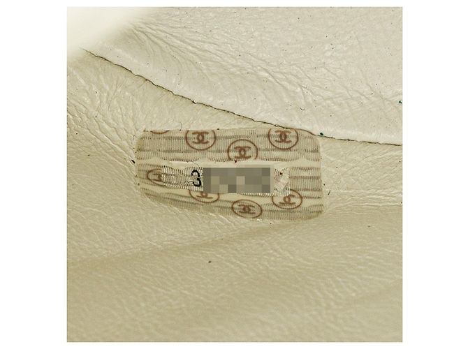 CHANEL Matelasse Coco Mark Chain Backpack White - view 11