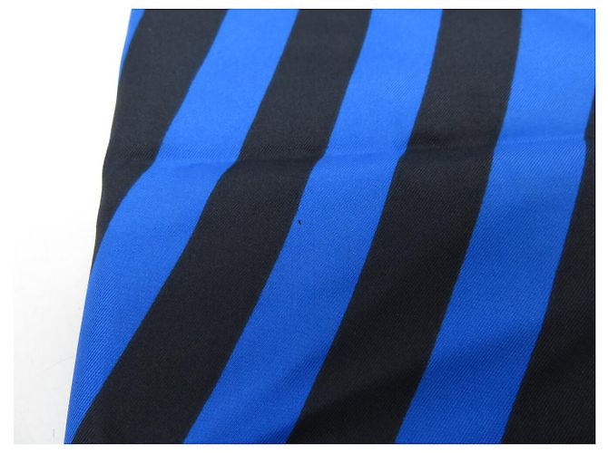 NUOVO SCIARPA LOUIS VUITTON RESSAC 90 SOL LEWITT 1ª EDIZIONE 1987 LIMITATA Blu - vista 14