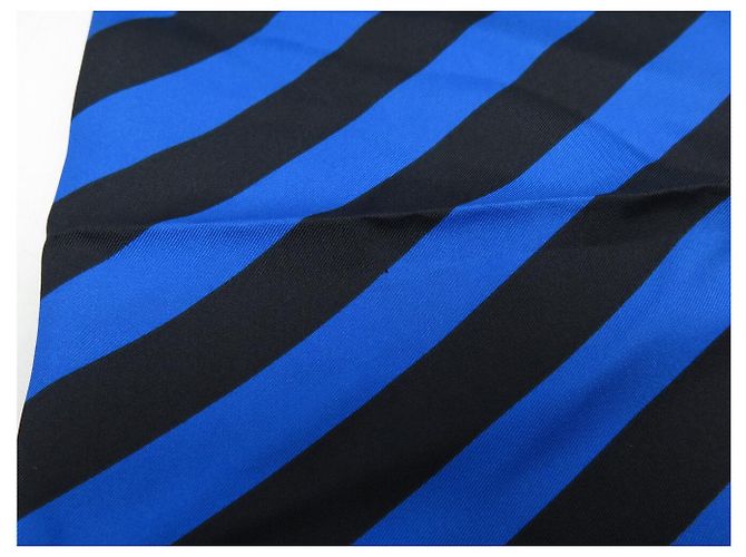 NUOVO SCIARPA LOUIS VUITTON RESSAC 90 SOL LEWITT 1ª EDIZIONE 1987 LIMITATA Blu - vista 15