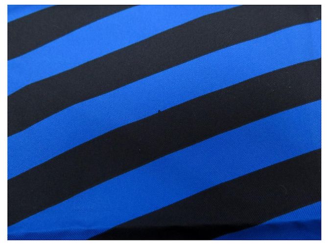NUOVO SCIARPA LOUIS VUITTON RESSAC 90 SOL LEWITT 1ª EDIZIONE 1987 LIMITATA Blu - vista 16