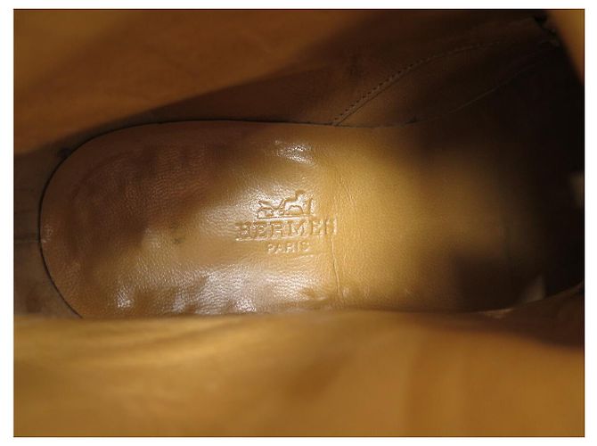 Hermès SCARPE HERMES FINLAND ANFIBI 42 IN PELLE NERA CON DOPPIE CINGHIE Nero - vista 10