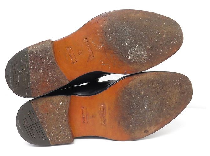 Hermès SCARPE HERMES FINLAND ANFIBI 42 IN PELLE NERA CON DOPPIE CINGHIE Nero - vista 7