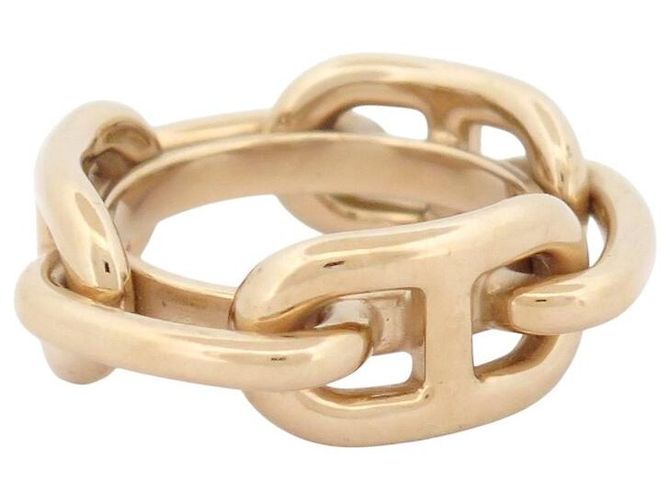 Ring Hermès NUOVO ANELLO PER SCIARPA HERMES REGATE CATENA ANCORAGGIO METALLO ORO D'oro - vista 2