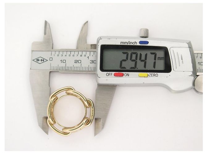 Ring Hermès NUOVO ANELLO PER SCIARPA HERMES REGATE CATENA ANCORAGGIO METALLO ORO D'oro - vista 6