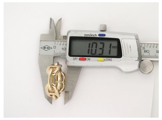 Ring Hermès NUOVO ANELLO PER SCIARPA HERMES REGATE CATENA ANCORAGGIO METALLO ORO D'oro - vista 7