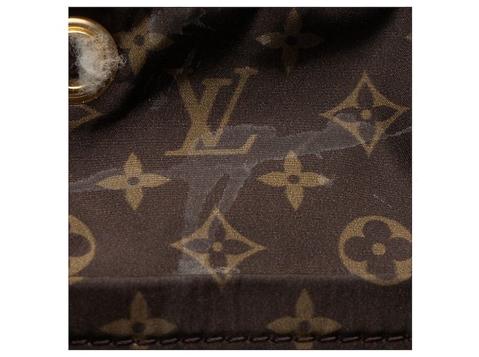 Zaino da sci in tela Monogram shearling Louis Vuitton Marrone Beige - vista 10