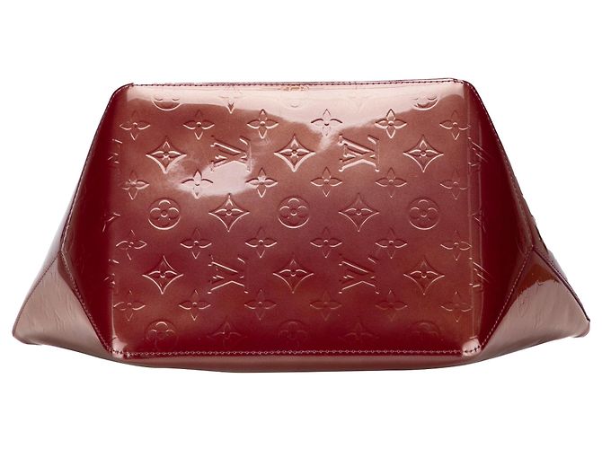 Louis Vuitton Monogram Vernis Bellevue PM Rosso - vista 3