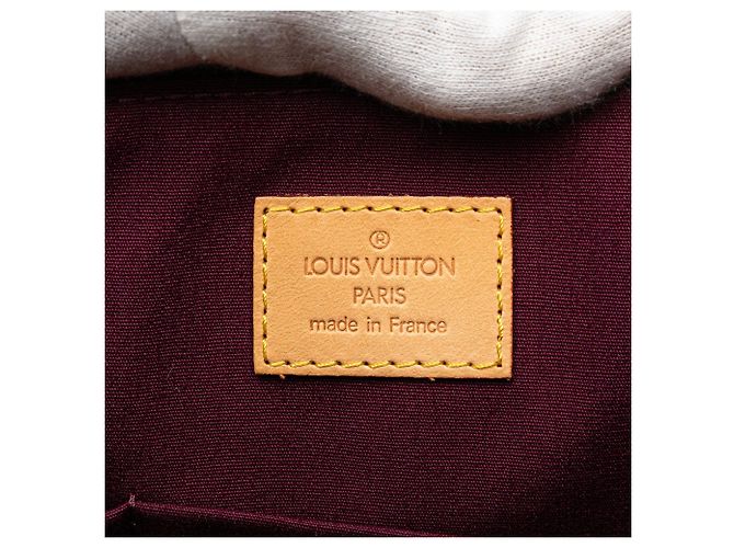 Louis Vuitton Monogram Vernis Bellevue PM Rosso - vista 5