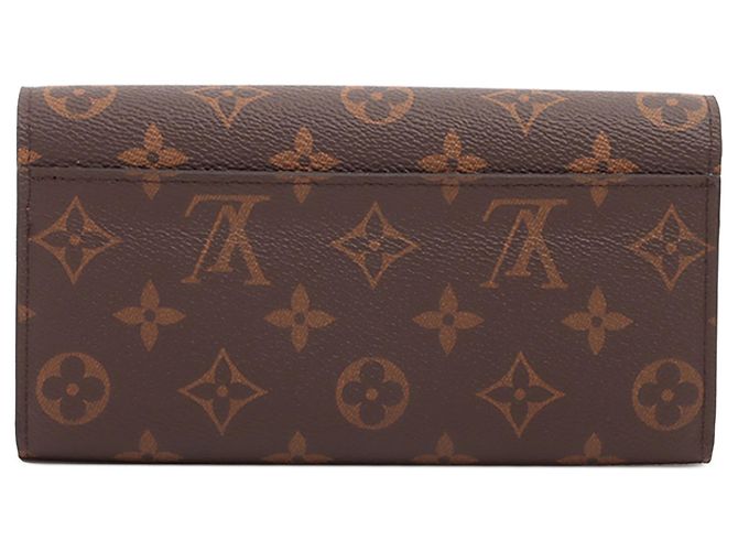 Portafoglio Sarah Monogram Louis Vuitton Marrone - vista 2
