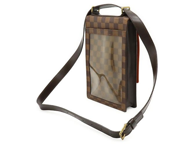 Borsa a Spalla Portobello Damier Louis Vuitton Marrone - vista 2