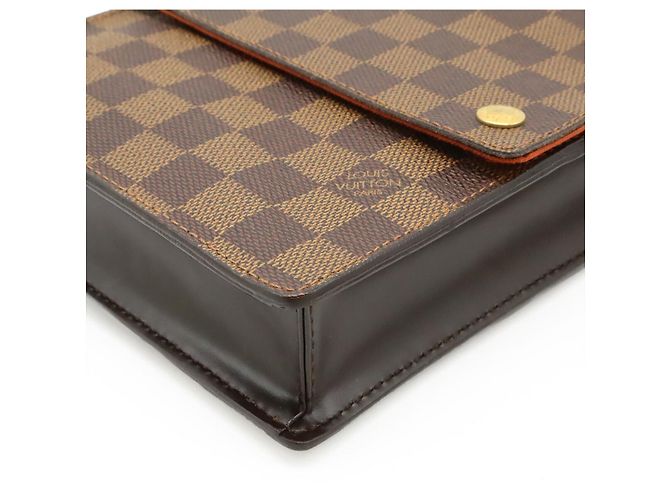 Borsa a Spalla Portobello Damier Louis Vuitton Marrone - vista 3