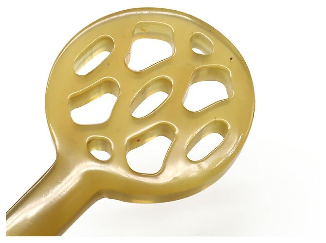 Accessorio per capelli Rocaille in corno di bufalo di Hermès Marrone - vista 3