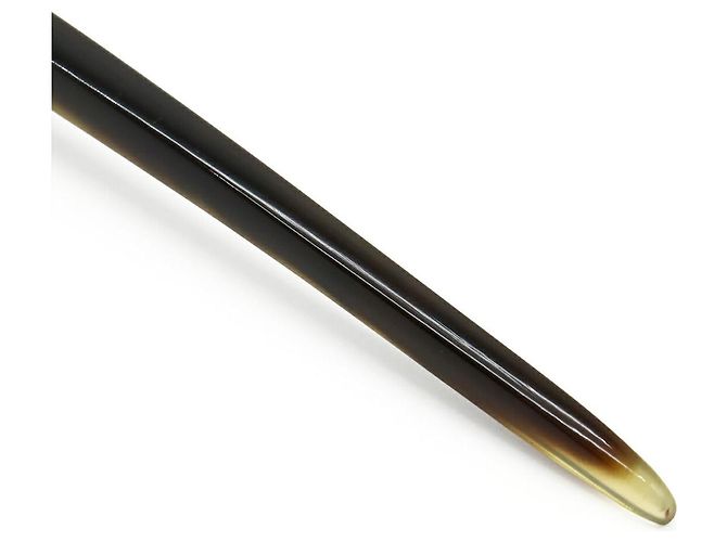 Accessorio per capelli Rocaille in corno di bufalo di Hermès Marrone - vista 4