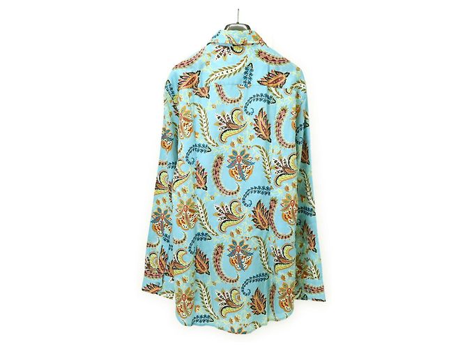 Camisa de algodón de manga larga Etro Azul - vista 2