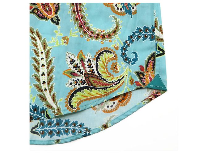 Camisa de algodón de manga larga Etro Azul - vista 5