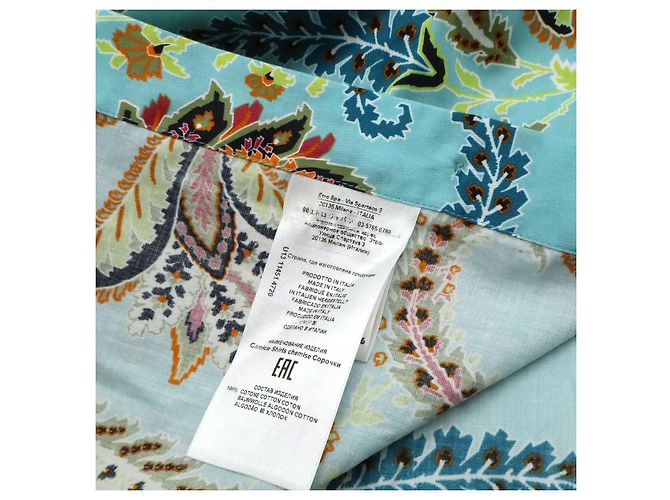 Camisa de algodón de manga larga Etro Azul - vista 6