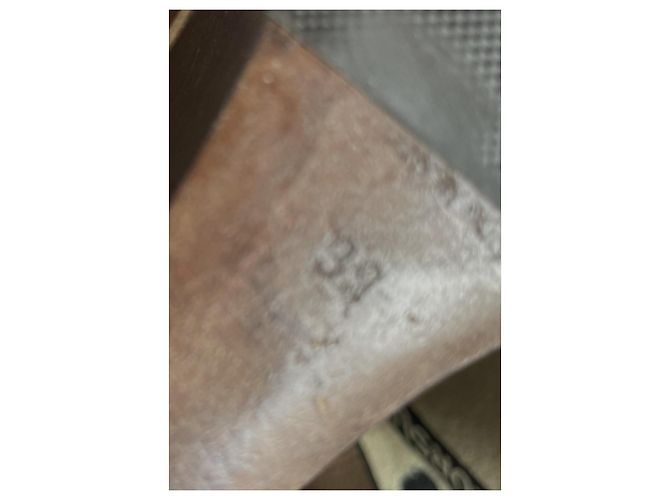 Burberry beigen Leder-Wedges Sandalen Größe 39 - Ansicht 11