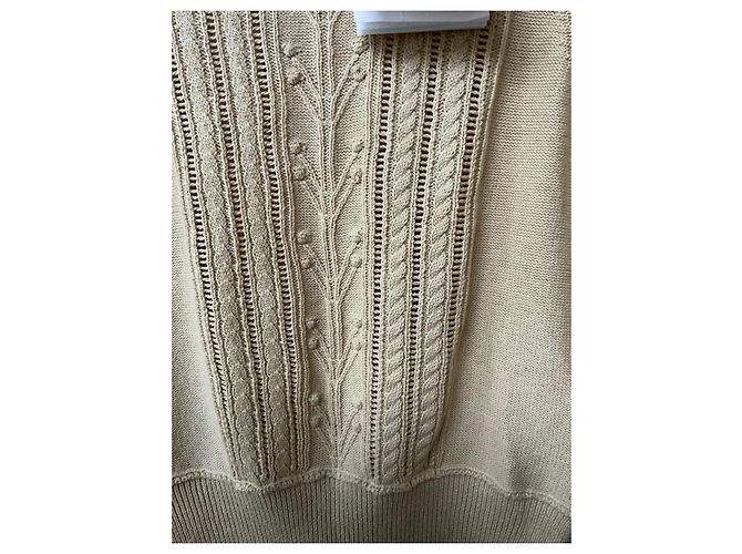 Isabel Marant Etoile Kalyn Strickpullover Baumwolle Gelb - Ansicht 4