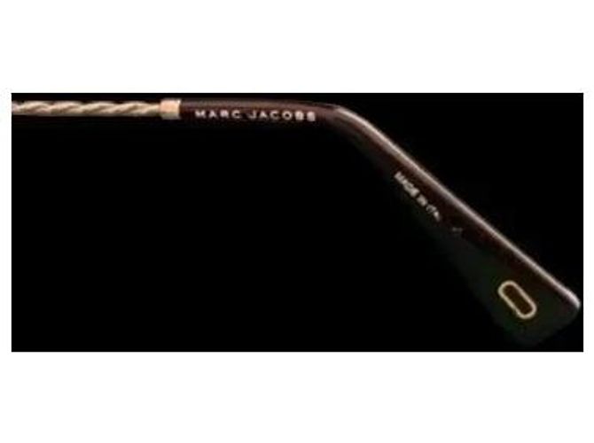 Occhiali da sole Marc Jacobs neri e oro in acetato Nero D'oro - vista 5