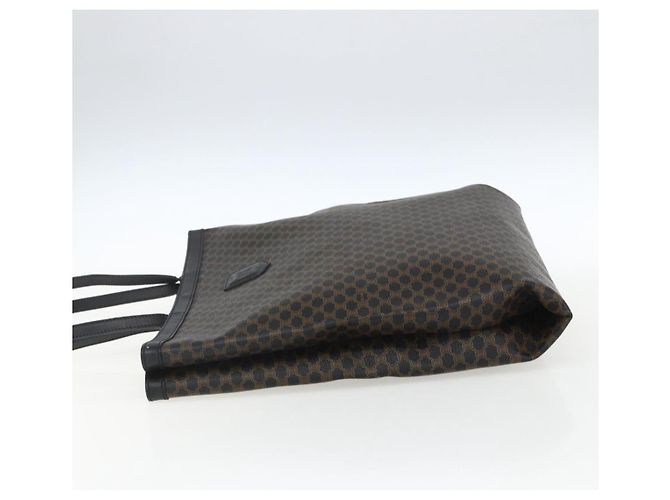 Céline Borsa a mano in tela Macadam CELINE in pelle PVC nera e oro Auth 170122 Nero D'oro - vista 3