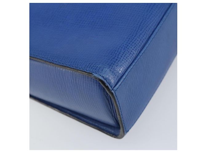 Borsa a mano CÉLINE Circle in pelle 2 in 1 blu oro Auth 163422 D'oro - vista 17