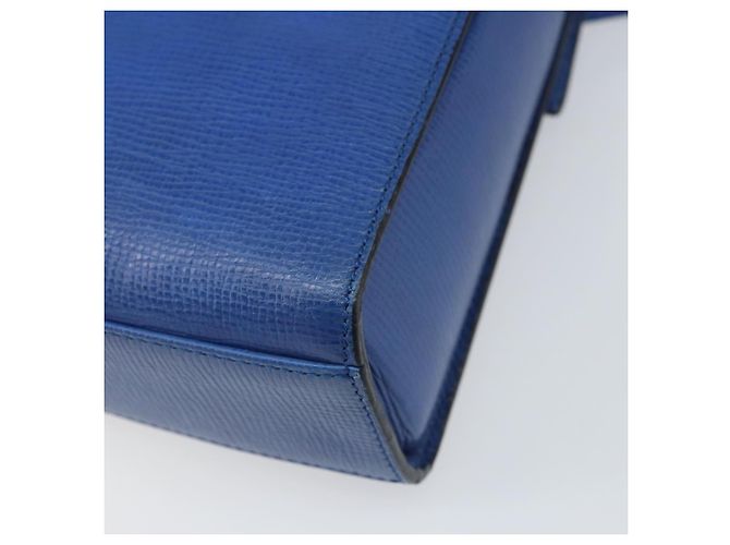 Borsa a mano CÉLINE Circle in pelle 2 in 1 blu oro Auth 163422 D'oro - vista 18