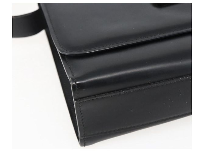 Borsa a Spalla in Pelle Nera e Argento GUCCI 001 3064 Auth 170510 Nero - vista 16