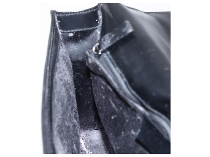 Borsa a Spalla in Pelle Nera e Argento GUCCI 001 3064 Auth 170510 Nero - vista 22