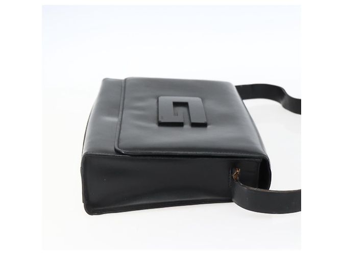 Borsa a Spalla in Pelle Nera e Argento GUCCI 001 3064 Auth 170510 Nero - vista 4