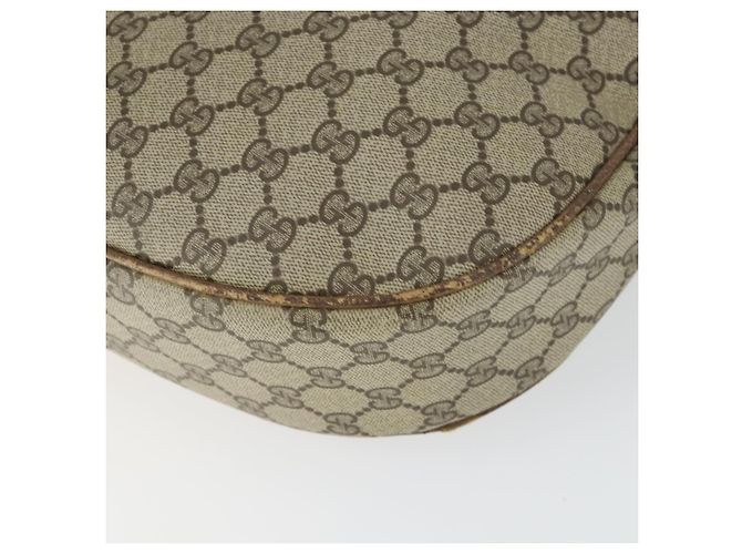 Gucci Borsa a Spalla GG Supreme PVC Beige Oro 001 256 0719 Auth BA9947 D'oro - vista 15