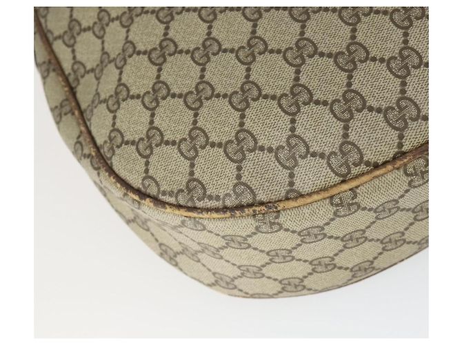 Gucci Borsa a Spalla GG Supreme PVC Beige Oro 001 256 0719 Auth BA9947 D'oro - vista 16