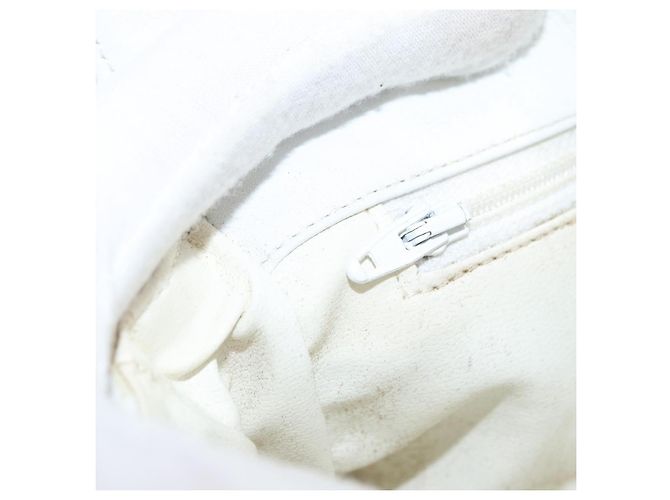 CHANEL Bauchtasche aus Lammleder Gold Weiß CC Auth bs33133 Golden - Ansicht 24