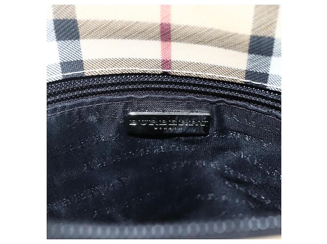 Burberry Borsa a mano in PVC con motivo Nova Check beige Auth BA10104 - vista 11