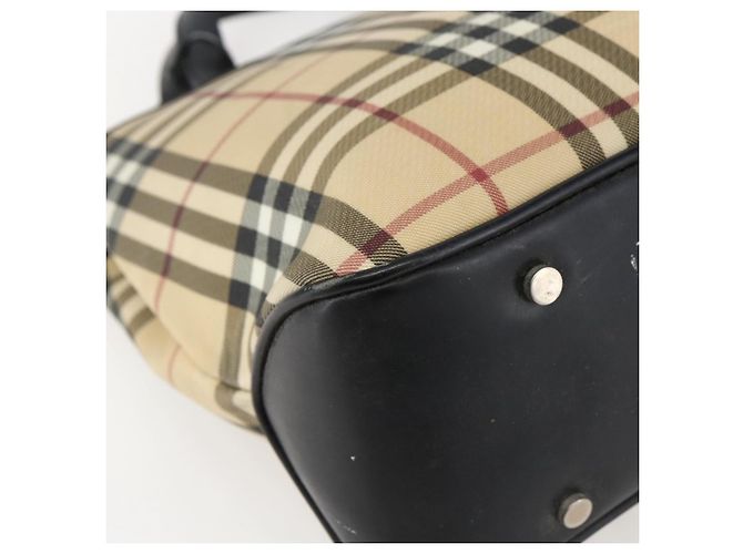 Burberry Borsa a mano in PVC con motivo Nova Check beige Auth BA10104 - vista 14