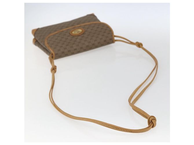 Gucci Borsa a Spalla Micro GG Supreme PVC Beige Oro 49 007 5548 Auth ep13173 D'oro - vista 7