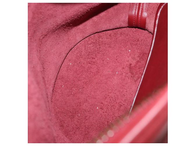 Coach Borsa a Spalla in Pelle Rossa e Dorata Auth am9276 Rosso D'oro - vista 11