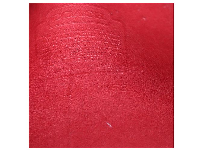 Coach Borsa a Spalla in Pelle Rossa e Dorata Auth am9276 Rosso D'oro - vista 12