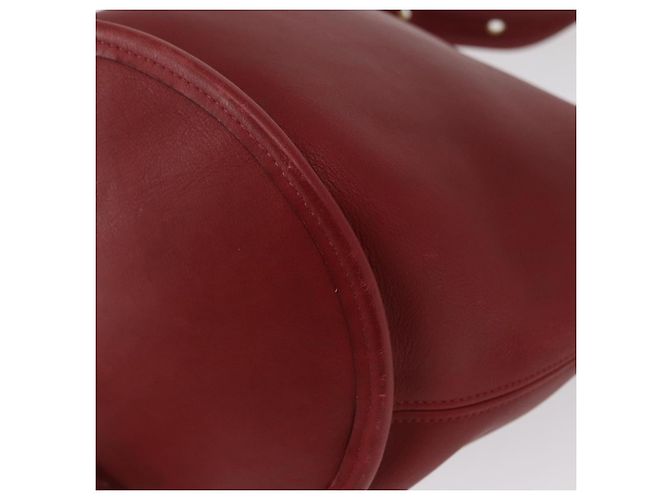 Coach Borsa a Spalla in Pelle Rossa e Dorata Auth am9276 Rosso D'oro - vista 15