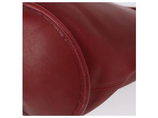 Coach Borsa a Spalla in Pelle Rossa e Dorata Auth am9276 Rosso D'oro - vista 17