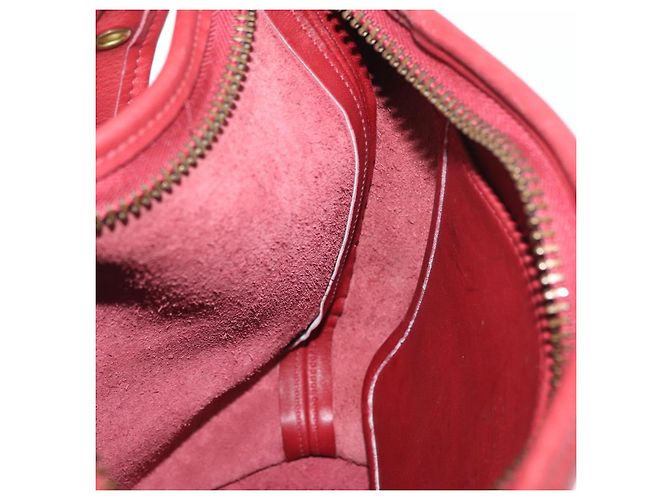 Coach Borsa a Spalla in Pelle Rossa e Dorata Auth am9276 Rosso D'oro - vista 19