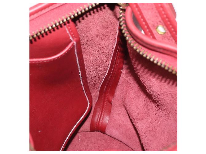 Coach Borsa a Spalla in Pelle Rossa e Dorata Auth am9276 Rosso D'oro - vista 20
