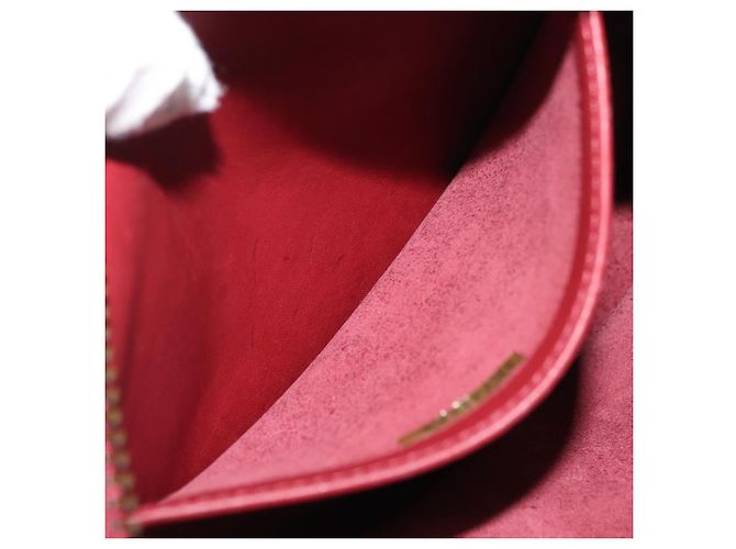 Coach Borsa a Spalla in Pelle Rossa e Dorata Auth am9276 Rosso D'oro - vista 21