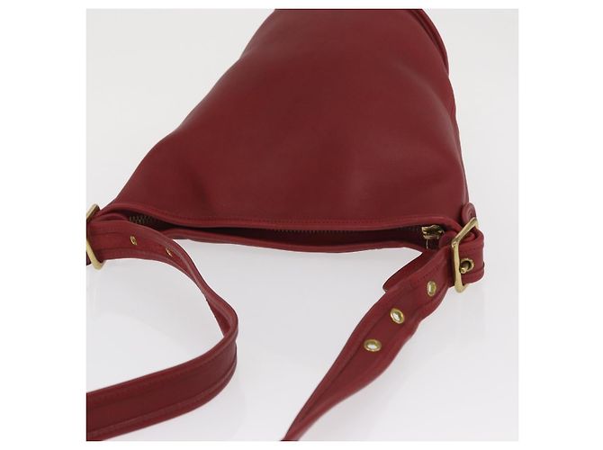 Coach Borsa a Spalla in Pelle Rossa e Dorata Auth am9276 Rosso D'oro - vista 6