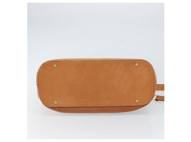 Céline Borsa a mano in tela Macadam CELINE PVC 2in1 Beige Oro Auth 168082 D'oro - vista 5